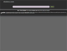 Tablet Screenshot of nbabes.com